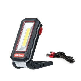 Hyper Tough 1000 Lumens Rechargeable Work Light with Aluminium & Plastic Housing