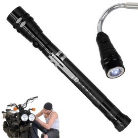 Flexible Led Flashlight Magnetic Led Job Site Zoomable Extendable Light Outdoor Gear For Work Bench Auto-Repairing BBQ