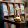 INDOOR & OUTDOOR Portable Brass Cordless Lantern, Dinning Table lamp, Desk Lamp, Ambient night light