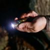 Swiss Tech 1000LM Mini LED Rechargeable Turbo Flashlight, IP67 Weatherproof, 0.18lbs, Green