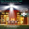 Solar Powered Wall Lights Outdoor Solar Motion Sensor Lights with 4 Adjustable Heads 333Pcs LED Beads 120¬∞ Sensing Angle Remote Control Waterproof fo