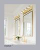 W24.75" 4-Light Gold Dimmable Vanity Light