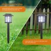 6pcs White LED Solar Lantern Torch Light Garden Landscape Lighting