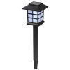 6pcs White LED Solar Lantern Torch Light Garden Landscape Lighting