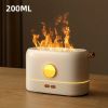 3D Flame Humidifier, Portable Silent Aromatherapy Essential Oil Diffuser With Flame Night Light For Home, Office