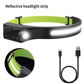 Z30 550LM COB LED Induction Riding Headlamp 1200mAh USB Rechargeable Hunting Flashlight Work Light 3 Modes Flashlight Torch (Plug Type: us, Emitting Color: C Packing)