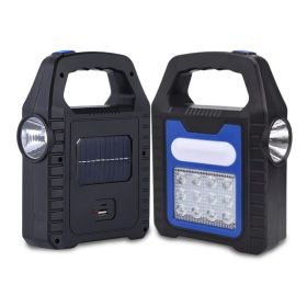 Multi-functional Portable Solar Lamp (Color: BLUE\)