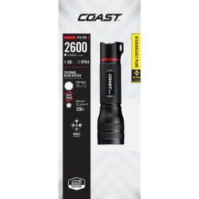 COAST PX19R Rechargeable Plus 2600 Lumen Handheld LED Flashlight, 5.7 oz. (Brand: COAST)