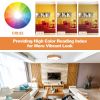 24W Modern LED Mount Ceiling Light with Wood Pattern and Metal Frame