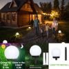 2/4/8pcs Led Solar Garden Light Solar Lamp Outdoor Waterproof Lawn Light Pathway Landscape Lamp For Home Yard Driveway Lawn Park