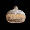 LED Rattan Chandelier Pendant Lamp for Japanese Restaurant Nordic Kitchen and Retro Tea Room Decor Handmade Lighting Fixtures