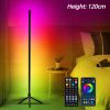 Voice Control RGB Corner Floor Lamp Bluetooth Led Lighting for Living Room Bedroom Home Decor Dimmable Color Changing Mood Light